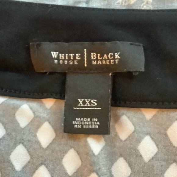 White House Black Market Multi Pattern Shift Stretch Dress Size XXS - Picture 8 of 8